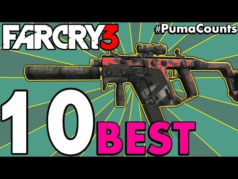 Top 10 Best Guns and Weapons to Carry for your Far Cry 3 Loadouts #PumaCounts - UCbbwieYl0WBCPsXB9uKvVUA