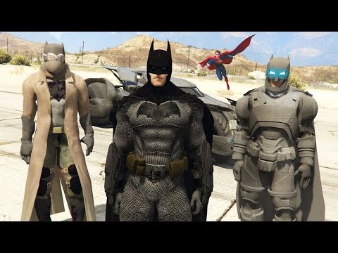 GTA 5 Mods - ULTIMATE "BATMAN vs SUPERMAN" BATMAN COSTUMES MOD!! (GTA 5 Mods Gameplay) - UC2wKfjlioOCLP4xQMOWNcgg