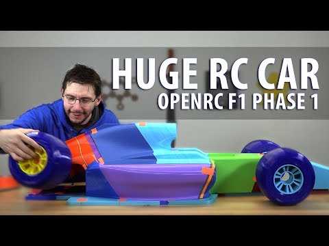 Worlds Largest OpenRC F1 Car - Phase 1 // 3D Printing the Parts (Matterhackers BUILD PLA / Pro Flex) - UC_7aK9PpYTqt08ERh1MewlQ