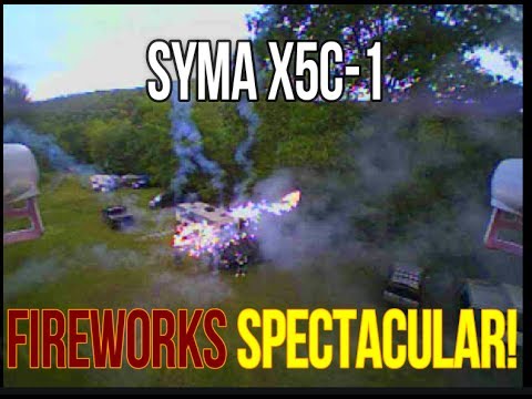 Syma X5C-1| FIREWORKS SPECTACULAR! Feat. The TX03 (BANGGOOD) - UCU33TAvzA-wgPMgcrdMVIdg