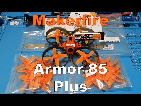 Makerfire Armor 85 Plus BNF Micro FPV Racing Drone - UC47hngH_PCg0vTn3WpZPdtg