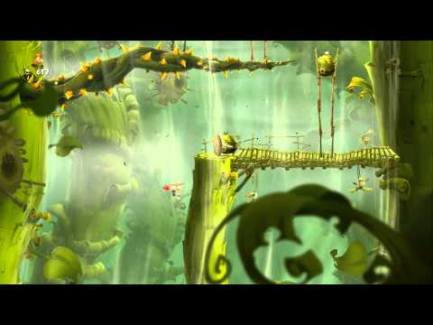 Rayman Legends 100% Walkthrough Part 7 - World 2 - Ray and the Beanstalk & The Winds of Strange - UCg_j7kndWLFZEg4yCqUWPCA