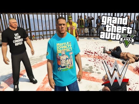 GTA 5 Mods - WWE "JOHN CENA" MOD w/ BROCK LESNAR, HULK HOGAN & MORE! (GTA 5 Mods Gameplay) - UCrkfdiZ4pF3f5waQaJtjXew