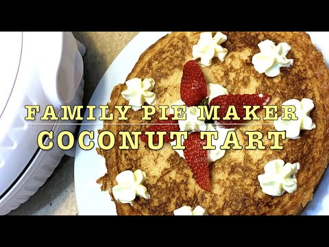 Kmart Family Pie Maker Coconut Tart Cheekyricho Cooking video recipe ep.1,313