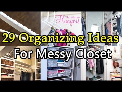 29 Organizing Ideas To Tidy Up Your Messy Closet - UC-bxtBkk7wNsA5T1Po1fcHQ