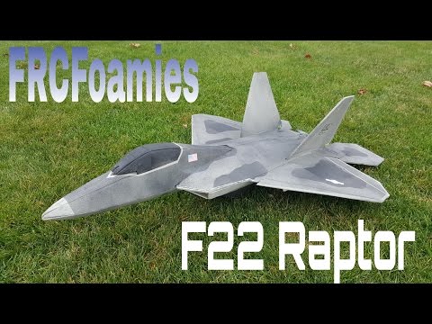 Frcfoamies F22 Raptor Walk Around and Maiden - UCFlgcKIy5D87aQFZxCTr4lg