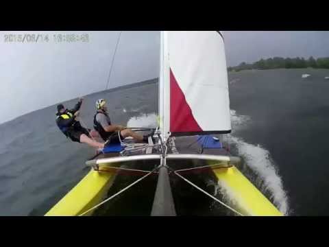 Hobie 16 Speed Sailing in lake Dusia - UCs3u2yNqJq-NmiUKNkd9a1g