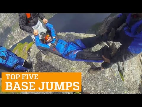 TOP FIVE BASE JUMPS | PEOPLE ARE AWESOME - UCIJ0lLcABPdYGp7pRMGccAQ