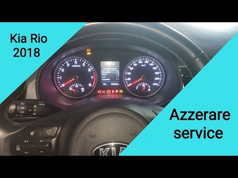 How To Manually Reset The Service Indicator Of The Kia Rio Kia