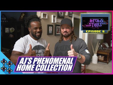 AJ STYLES' PHENOMENAL HOUSE OF RETRO VIDEO GAMES! - Retro Styles #6 - UCIr1YTkEHdJFtqHvR7Rwttg