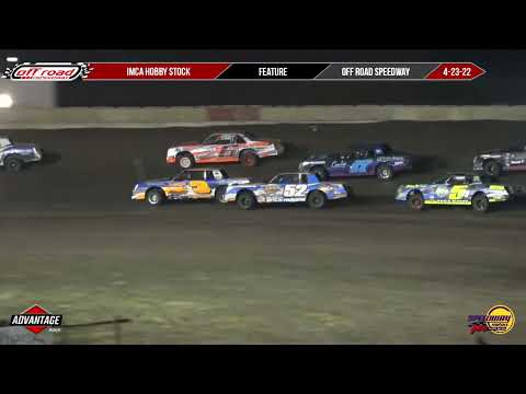 Hobby Stock &amp; Late Model Features | Off Road Speedway | 4-23-2022 - dirt track racing video image