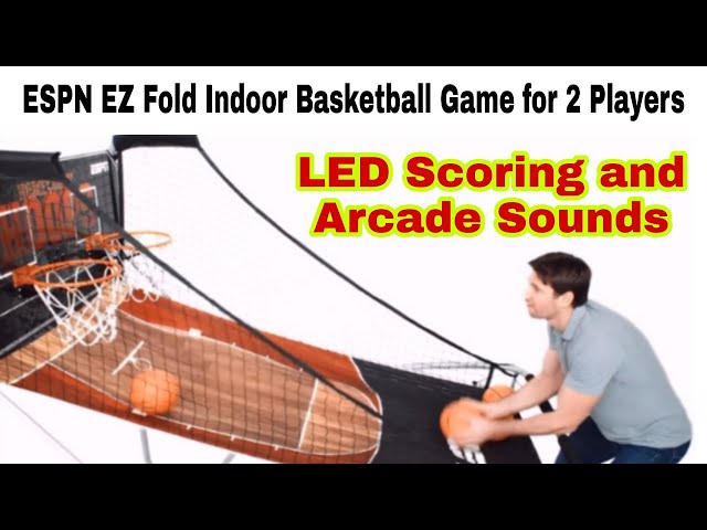 ESPN’s EZ Fold Indoor Basketball Game is a Must-Have