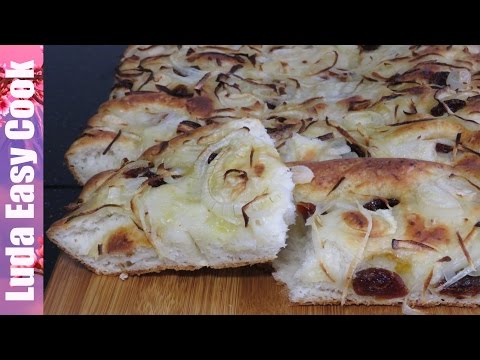 Хрустящая ФОКАЧЧА РЕЦЕПТ Хлеб с луком и помидорами The Bestest Focaccia Bread Ever recipe BÁNH MÌ Ý - UCwZ6TJuh2PsR83k5PkkQx4A