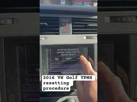 Как сбросить индикатор давления в шинах на Volkswagen Golf: пошаговая инструкция Как сбросить индикатор давления в шинах на Volkswagen Golf: пошаговая инструкция