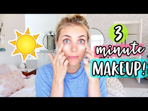 MY REAL 3 MINUTE SUMMER MAKEUP ROUTINE! - UCxjZe0qTFXh6jGm54LFWEDw