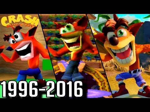 Evolution of Crash Bandicoot Victory Dances (1996-2016) - UC-2wnBgTMRwgwkAkHq4V2rg