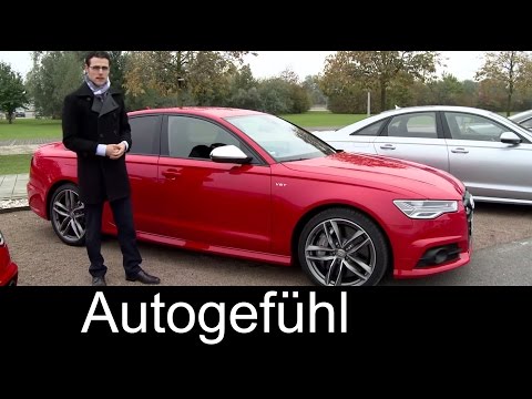 Audi S6 & Audi A6 Facelift FULL REVIEW test driven Sedan & Avant 2016 - Autogefühl - UCG0__4AhnoCWRH7TPO0PQyg