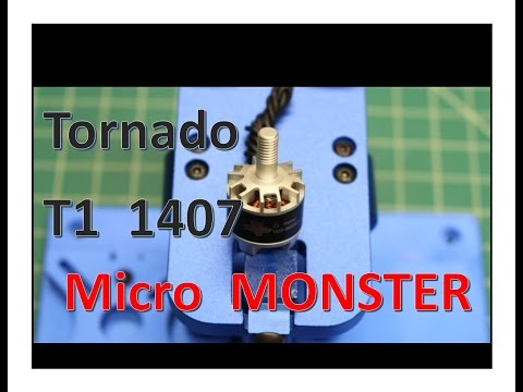 Tornado T1 1407 3600Kv Bench Test Motor Test Series - UCGqO79grPPEEyHGhEQQzYrw