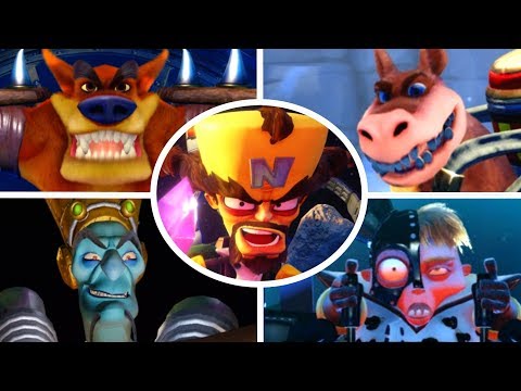 Crash Bandicoot N. Sane Trilogy - All Bosses (No Damage) - UC-2wnBgTMRwgwkAkHq4V2rg