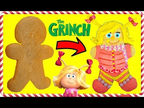 The GRINCH MOVIE Inspired Cindy Lou Who Gingerbread Man Cookie Decoration