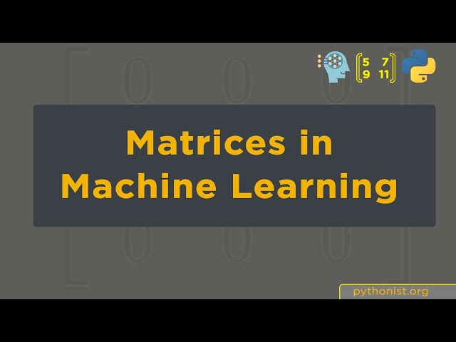 What is a Feature Matrix in Machine Learning?
