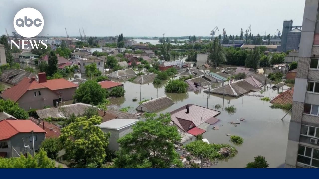 Severe flooding hits southern Ukraine after dam explosion