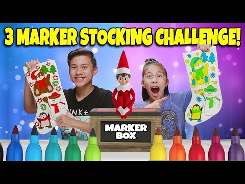 3 MARKER CHALLENGE - CHRISTMAS STOCKING EDITION!!! - UCHa-hWHrTt4hqh-WiHry3Lw