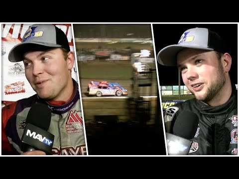 Bobby Pierce And Hudson O'Neal React After Photo Finish At Deer Creek Speedway - dirt track racing video image
