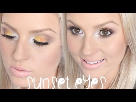 Tutorial - Sunset Eyes ♡ Vibrant Yellows & Oranges! - UCMpOz2KEfkSdd5JeIJh_fxw