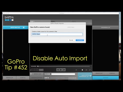 GoPro Studio: How To Disable Auto Import - GoPro Tip #452 - UCTs-d2DgyuJVRICivxe2Ktg