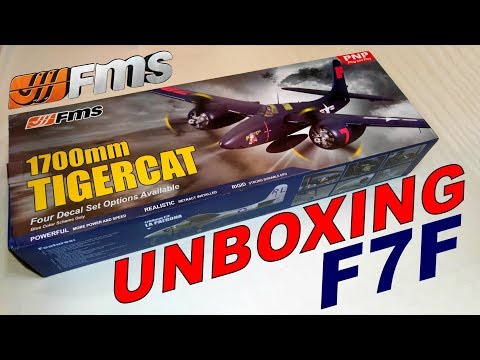 FMS F7F TIGERCAT 1700mm UNBOXIING VIDEO BY: RCINFORMER - UCdnuf9CA6I-2wAcC90xODrQ