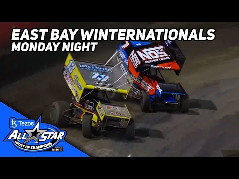 Courtney vs. Peck In Monday Night Thriller | Tezos All Star Sprints at East Bay Raceway Park - dirt track racing video image
