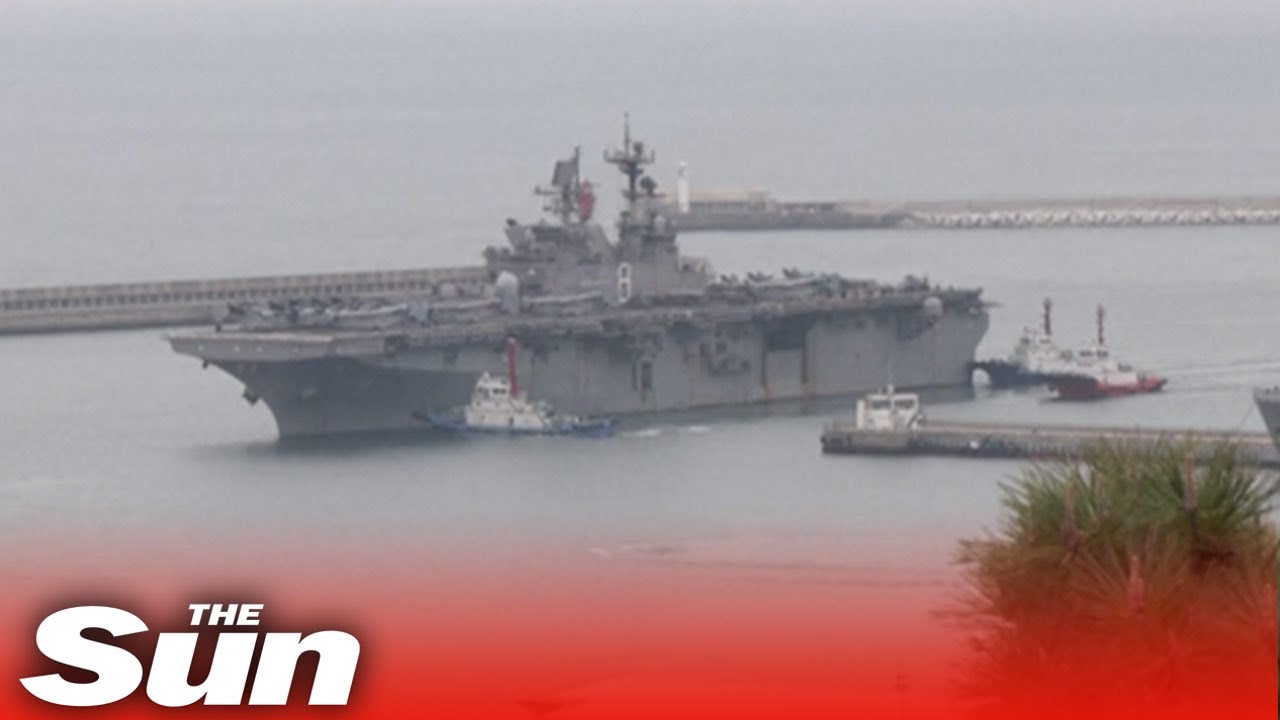 Huge US assault ship arrives in South Korea ahead of large-scale exercises