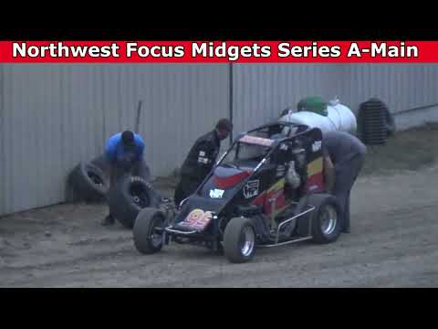 Grays Harbor Raceway, August 19, 2022, Northwest Focus Midgets Series A-Main - dirt track racing video image
