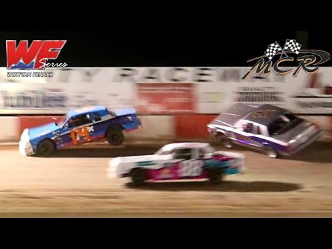 Millard County Raceway IMCA Hobby Stock Main Event 4/29/22 - Western Fender Series - dirt track racing video image