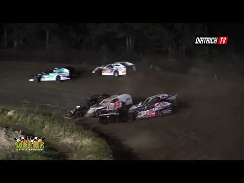 Open Wheel Modified Feature Mountain Motor Speedway Jully 7, 2024 - dirt track racing video image