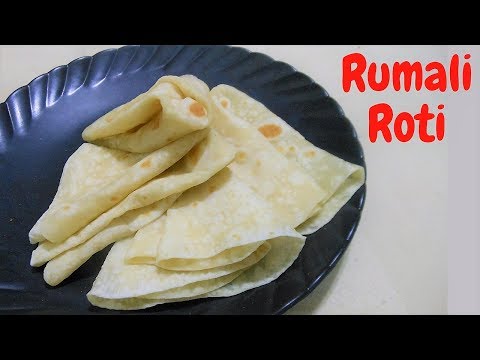 Rumali Roti recipe-How to make ROOMALI ROTI रूमाली रोटी market style RUMALI ROTI at home رومالی روٹی