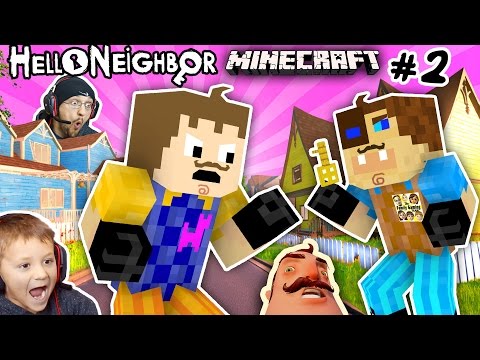 MINECRAFT HELLO NEIGHBOR & HIS BROTHER FIGHT 4 Basement Key |FGTEEV Scary Roleplay Games for Kids #2 - UCC-RHF_77zQdKcA75hr5oTQ