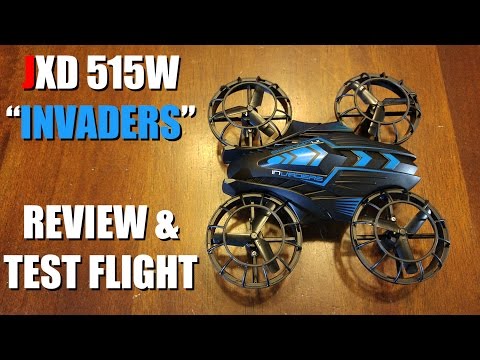 JXD 515W "INVADERS" WIFI FPV "Inductrix" clone, Review & Flight - UC-fU_-yuEwnVY7F-mVAfO6w