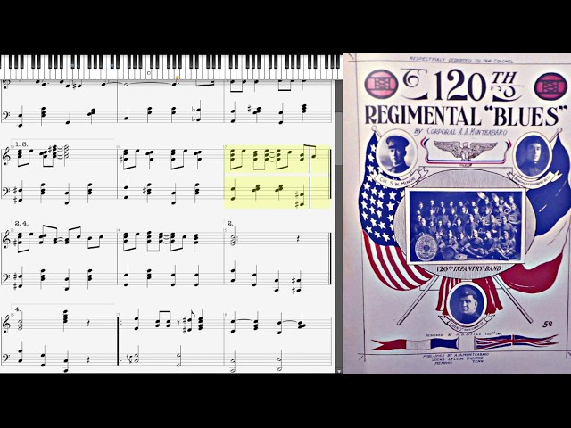120th Regimental Blues Corporal Monteabaro Sheet Music