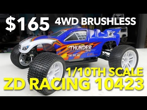 $165 4WD Brushless 1/10th Scale Truggy: ZD Racing 10423 Thunder - UCiqTEhDiWz1eb7exfWiy5TA