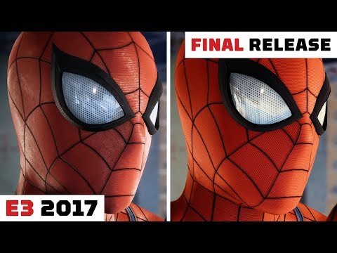 Marvel's Spider-Man (PS4) - E3 2017 vs. Final Release - UCKy1dAqELo0zrOtPkf0eTMw