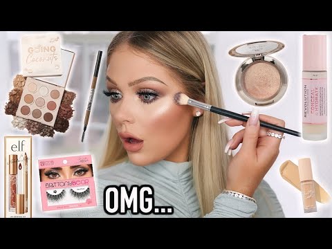 FULL FACE OF NEW DRUGSTORE MAKEUP TESTED | KELLY STRACK - UCji7wwhcGBhI0MIlxytFp4Q