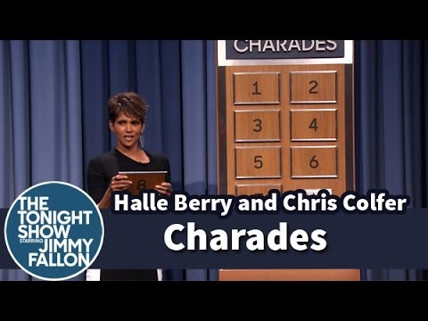 Charades with Halle Berry and Chris Colfer - Part 1 - UC8-Th83bH_thdKZDJCrn88g