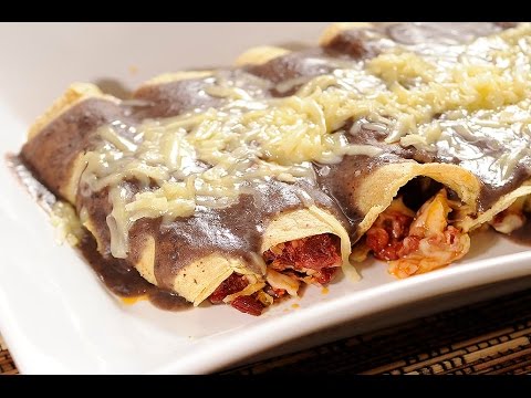 Enfrijoladas con chorizo y queso - Receta de Cocina al Natural - UCvg_5WAbGznrT5qMZjaXFGA