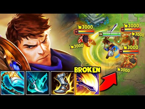 GET IN THE BLENDER! THIS GAREN BUILD TURNS HEALTH BARS TO DUST (PRESS E = 3000 DAMAGE)
