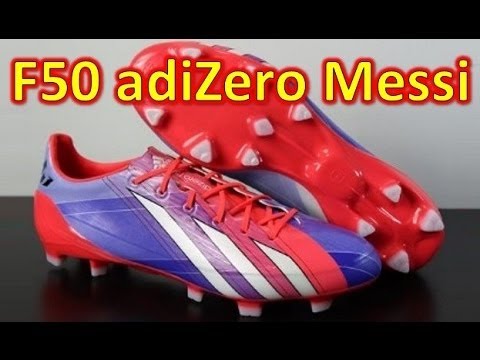 Messi Adidas F50 adizero miCoach 2 Synthetic Turbo/Purple/White - Unboxing + On Feet - UCUU3lMXc6iDrQw4eZen8COQ