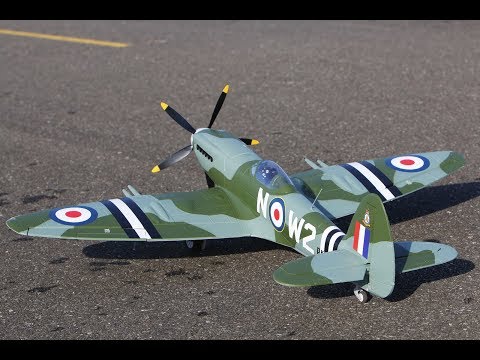 Hobbyking Durafly™ Supermarine Spitfire Mk24 V2 1100MM Unboxing, Assembly and Teaser flyby Review - UCLqx43LM26ksQ_THrEZ7AcQ