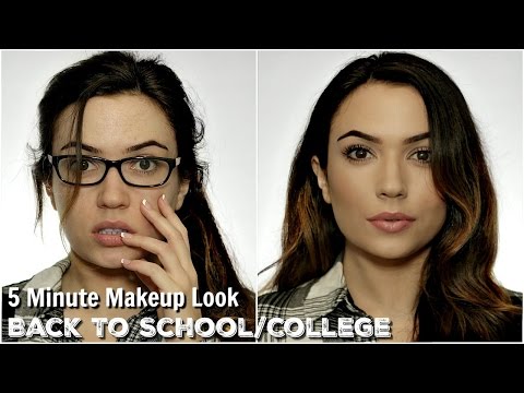 5 Minute Makeup Routine for School / College / Work Everyday - UC-1-zPmT368J8JRbsK_1keA