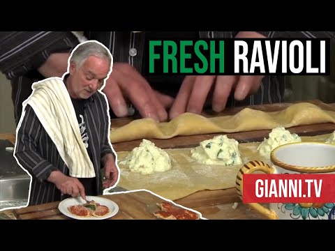 Fresh Ravioli with San Marzano Tomato Sauce, Italian Recipe - Gianni's North Beach - UCqM4XnBn7hewxBLSCbcHY0A